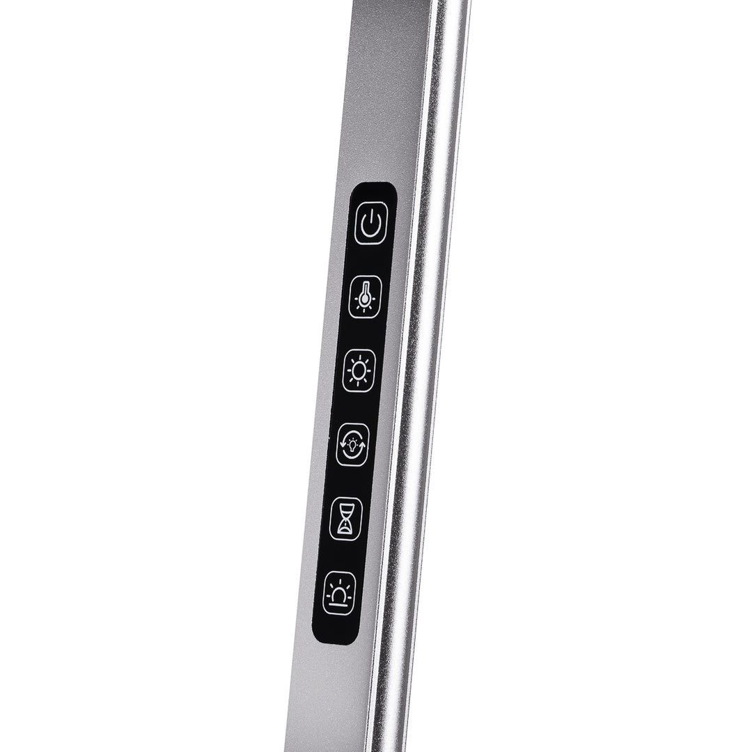 Lámpara LED con Trípode y Color e Intensidad de Luz Ajustables Yoga 22W Plata - imagen 5