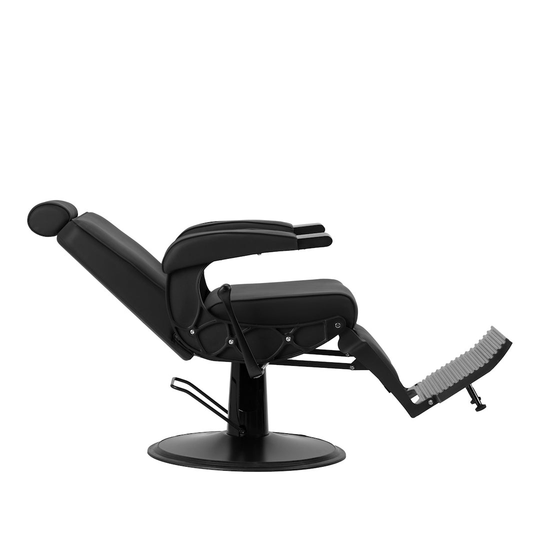 Sillón de Barberia Gabbiano Continental Negro - imagen 5