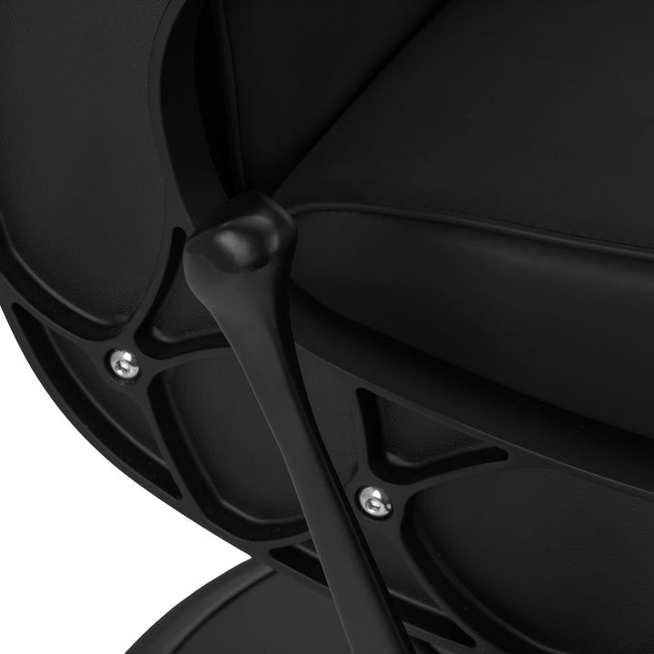 Sillón de Barberia Gabbiano Continental Negro - imagen 6