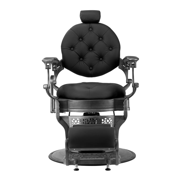 Sillón de Barberia Gabbiano Niccolo Negro - imagen 2