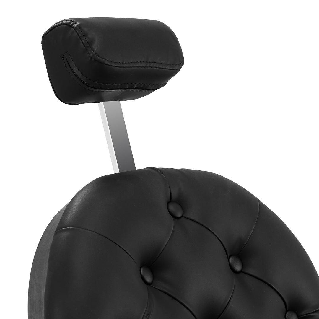 Sillón de Barberia Gabbiano Niccolo Negro - imagen 15