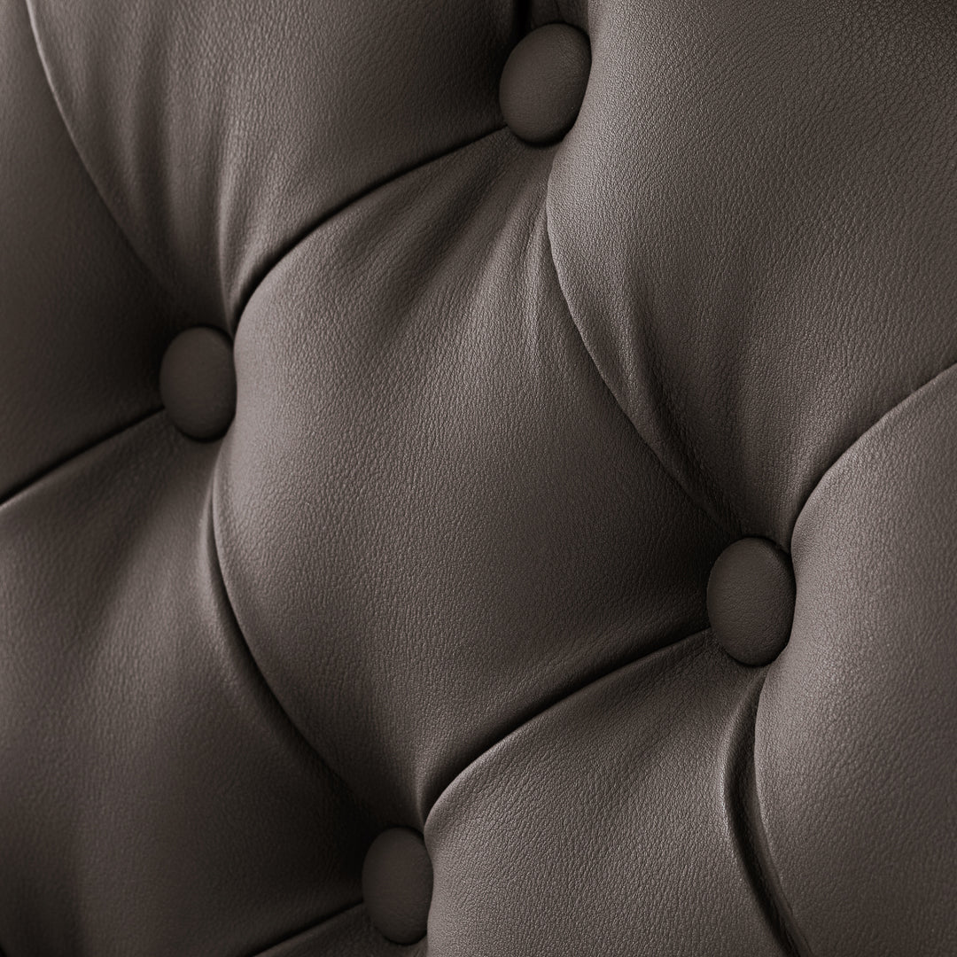 Sillón de Barberia Gabbiano Niccolo Marrón - imagen 11