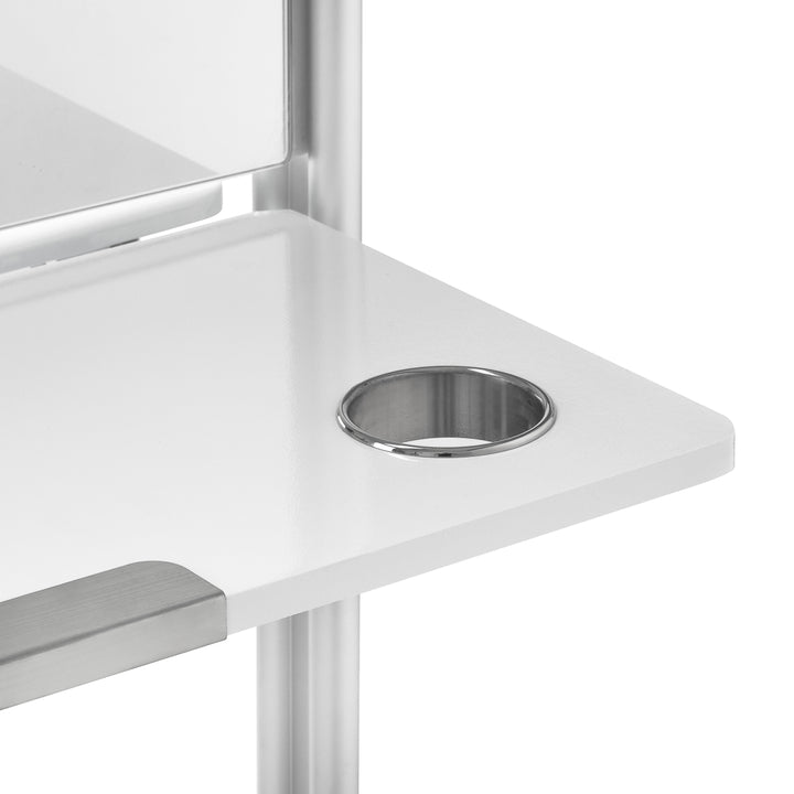 Tocador peluquería portátil Gabbiano Doble cara MI-03 Blanco - imagen 6