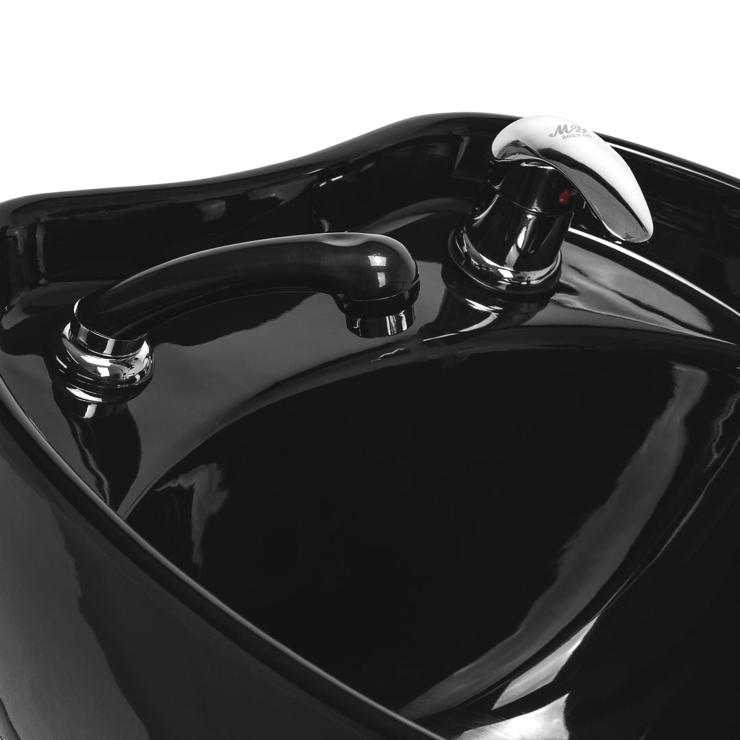 Unidad de Lavado Gabbiano Emma con Reposapiés Eléctrico Negro 10