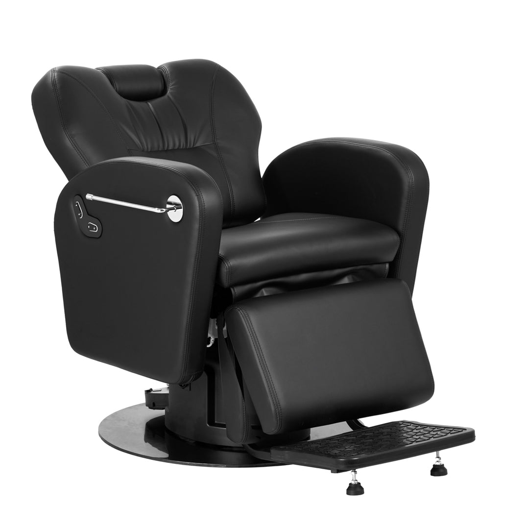 Sillón de barbero Eléctrica Gabbiano Baron Negro 2