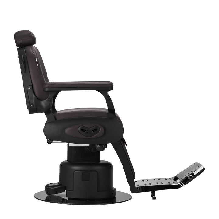 Sillón de Barberia Eléctrica Gabbiano Duke Marrón - imagen 4