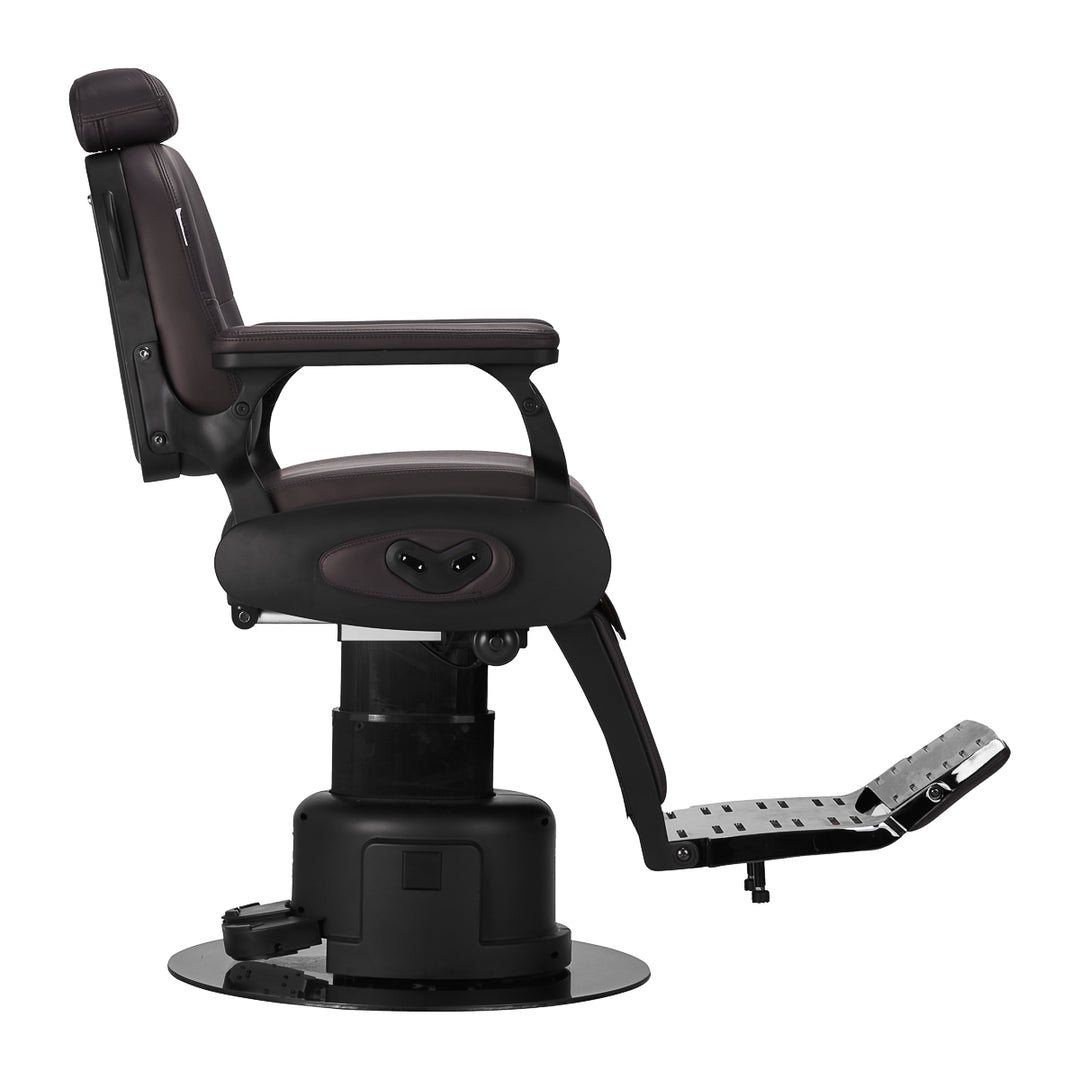 Sillón de Barberia Eléctrica Gabbiano Duke Marrón - imagen 5