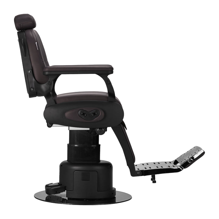 Sillón de Barberia Eléctrica Gabbiano Duke Marrón - imagen 5