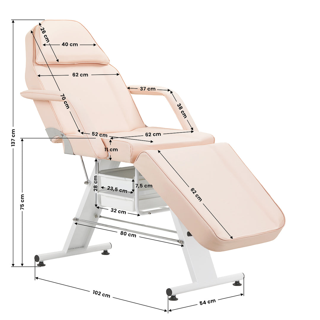 Sillón Basic 202 con Bandejas Rosa - imagen 20