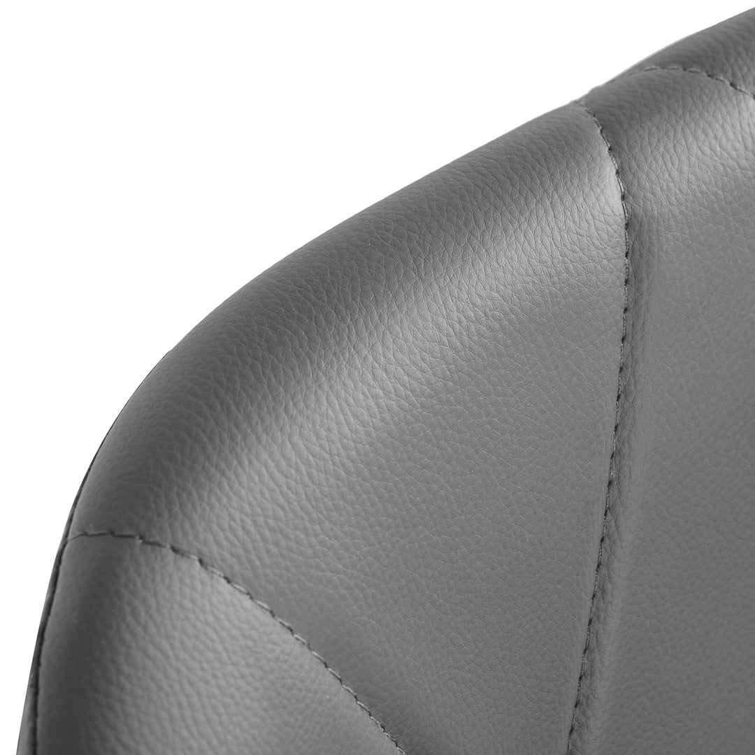 Silla de Salón con Ruedas y Respaldo 4Rico QS-06 Gris - imagen 6