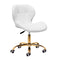 Silla de Salón con Ruedas y Respaldo 4Rico QS-06 Oro-Blanco