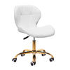 Silla de Salón con Ruedas y Respaldo 4Rico QS-06 Oro-Blanco