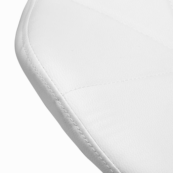 Silla de Salón con Ruedas y Respaldo 4Rico QS-06 Oro-Blanco - imagen 6
