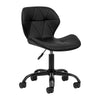 Silla de Salón con Ruedas y Respaldo 4Rico QS-06 Negro-Negro