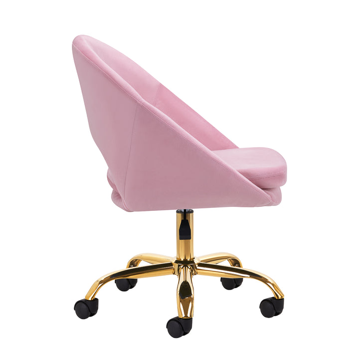 Silla Giratoria 4Rico QS-MF18G Rosa - imagen 3