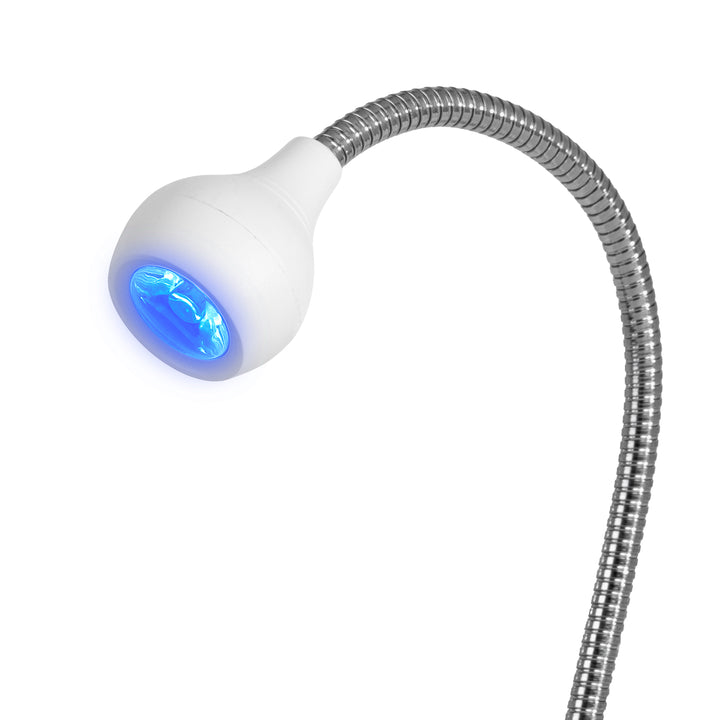 Lámpara UV LED con Abrazadera Glow Snake Blanca - imagen 2