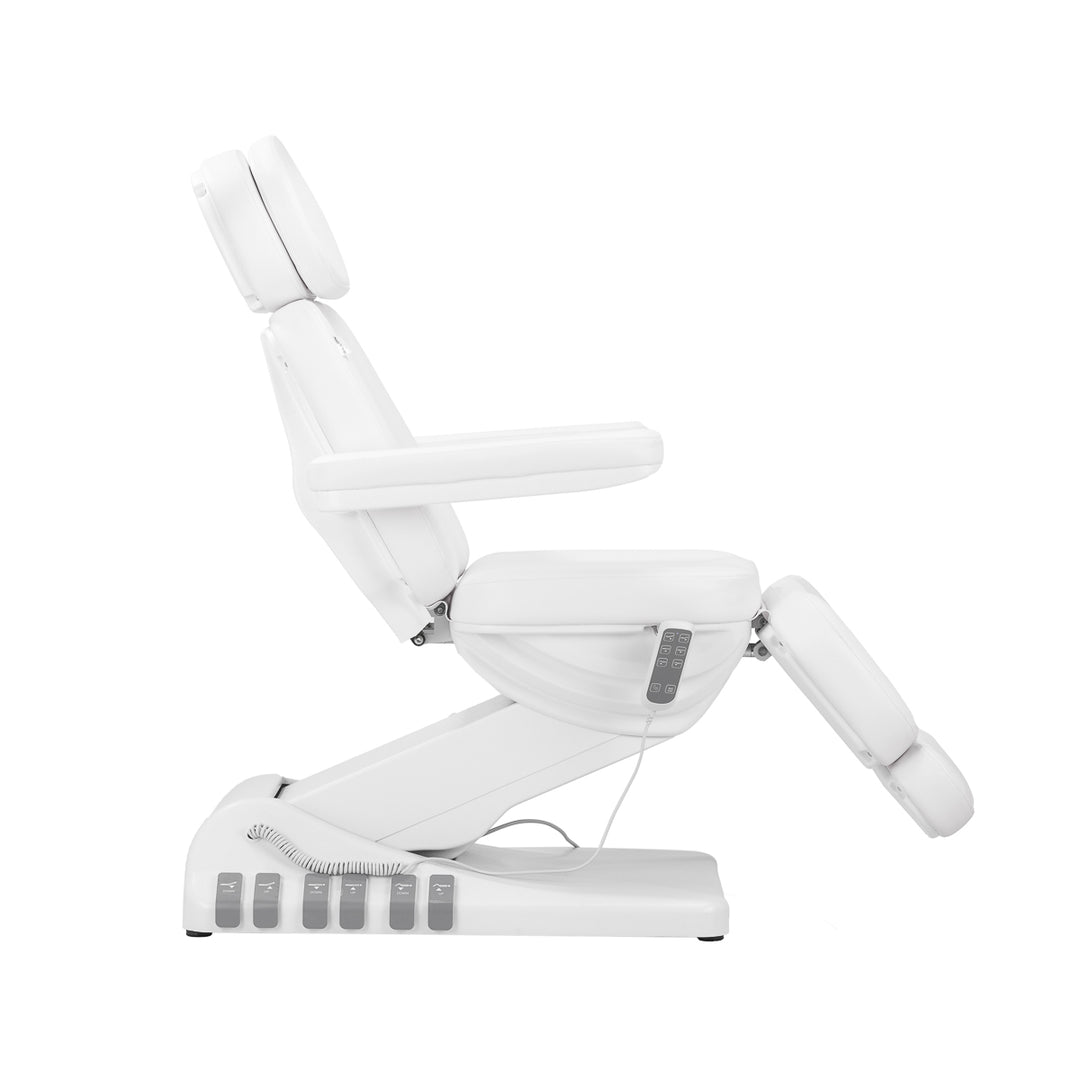 Sillón Estético Eléctrico Sillon Luxury 3 Motores Blanco + Pedal 4