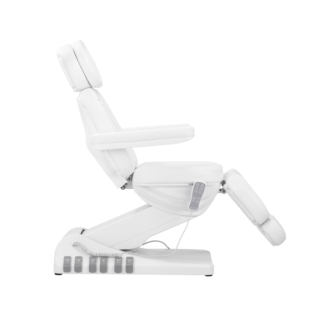 Sillón Estético Eléctrico Sillon Luxury 3 Motores Blanco + Pedal - imagen 4