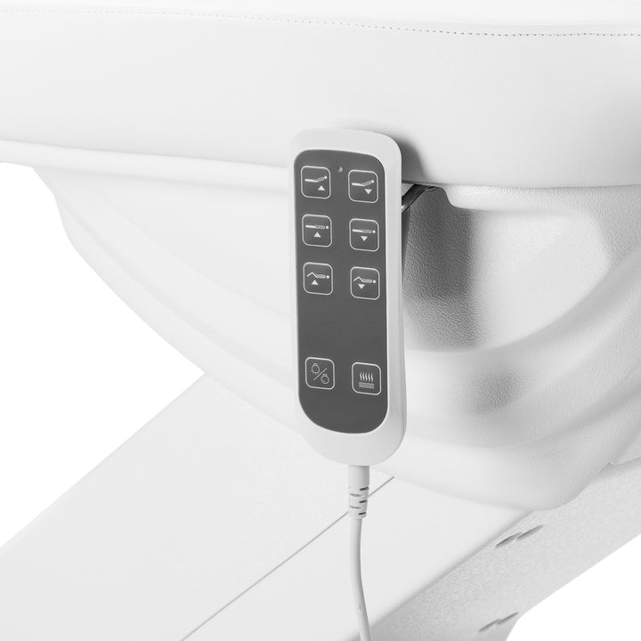 Sillón Estético Eléctrico Sillon Luxury 3 Motores Blanco + Pedal 9
