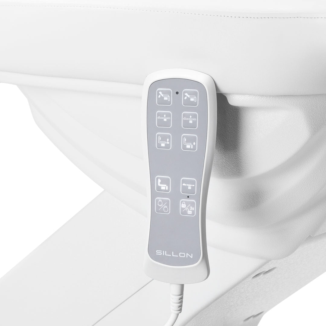 Sillón Estético Eléctrico Sillon Luxury 3 Motores Blanco + Pedal - imagen 9