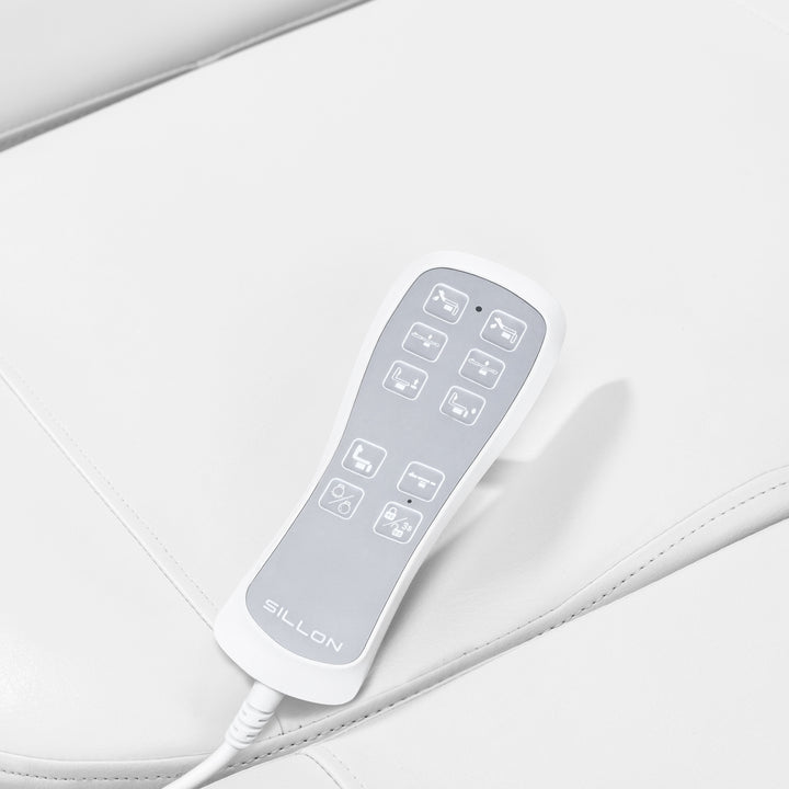 Sillón Estético Eléctrico Sillon Luxury 3 Motores Blanco + Pedal - imagen 10