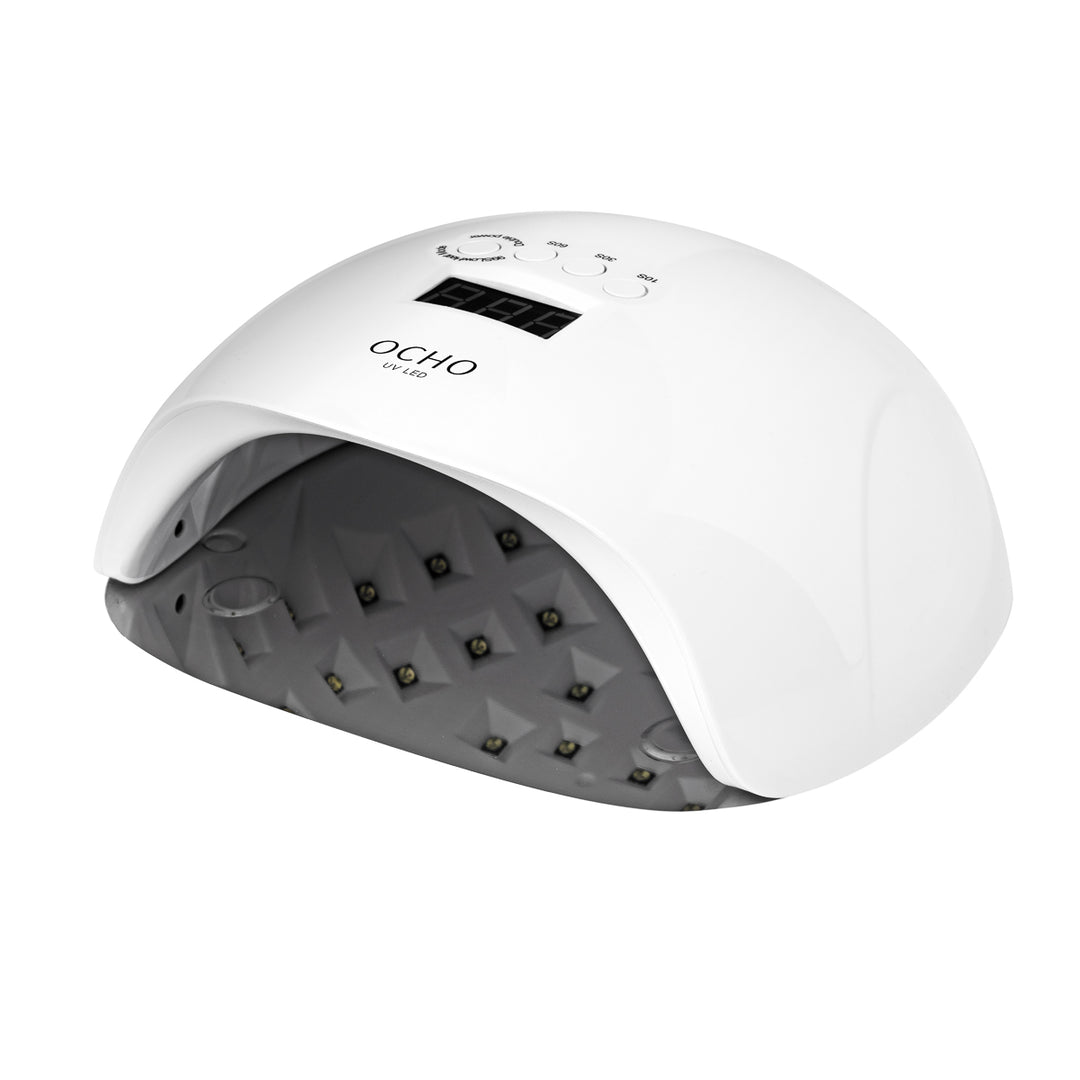 Lámpara Uñas UV LED Ocho Nails X13 65W Luz Blanca Blanco - imagen 2