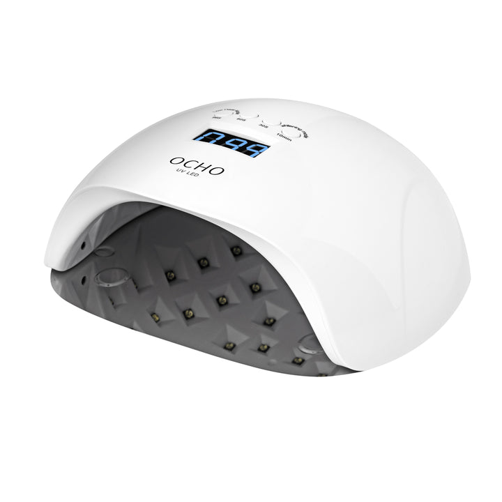 Lámpara Uñas UV LED Ocho Nails X13 65W Luz Roja Blanco - imagen 2