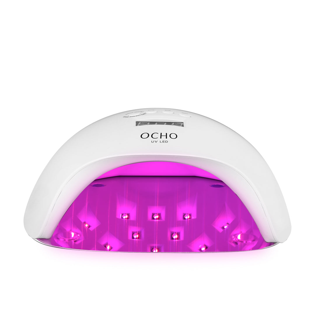 Lámpara Uñas UV LED Ocho Nails X13 65W Luz Roja Blanco - imagen 3