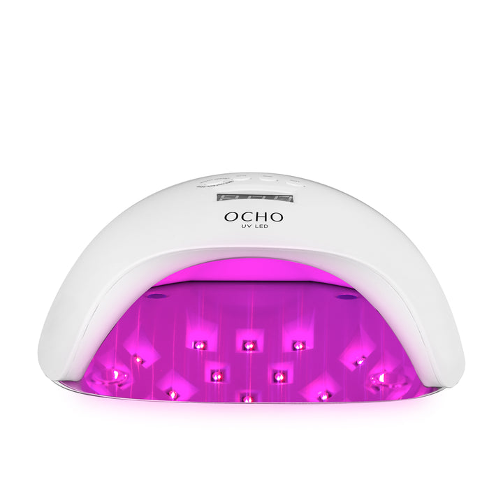 Lámpara Uñas UV LED Ocho Nails X13 65W Luz Roja Blanco - imagen 3