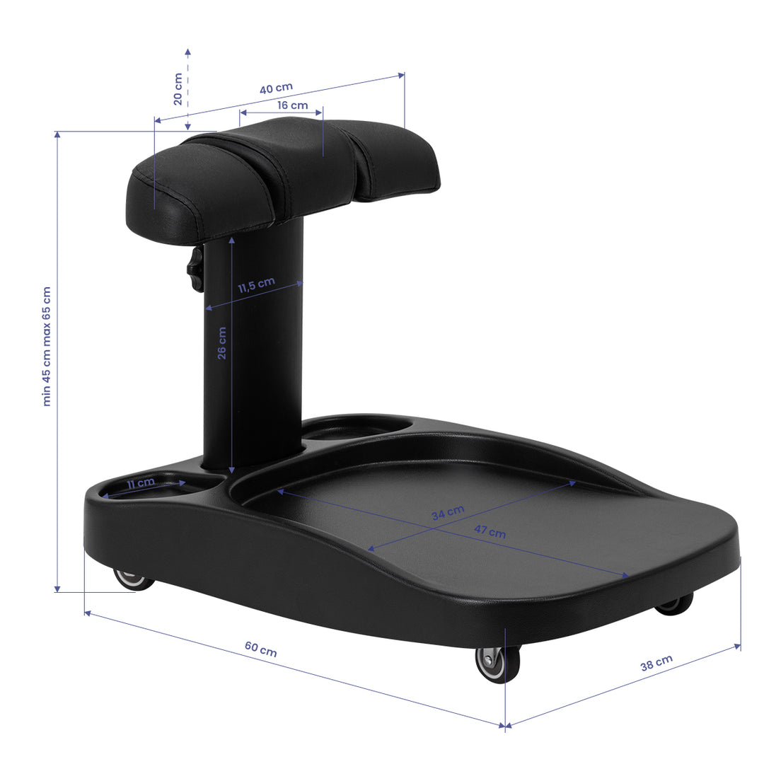 Carro de Peluquería Pediluvio Azzurro Negro - imagen 10