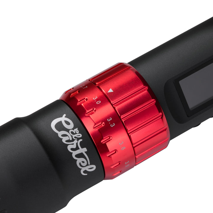Máquina de Tatuaje El Cartel VISPA Inalámbrica Negro-Rojo - imagen 6