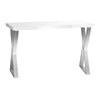 Mesa Manicura Momo 04 Plata-Blanco