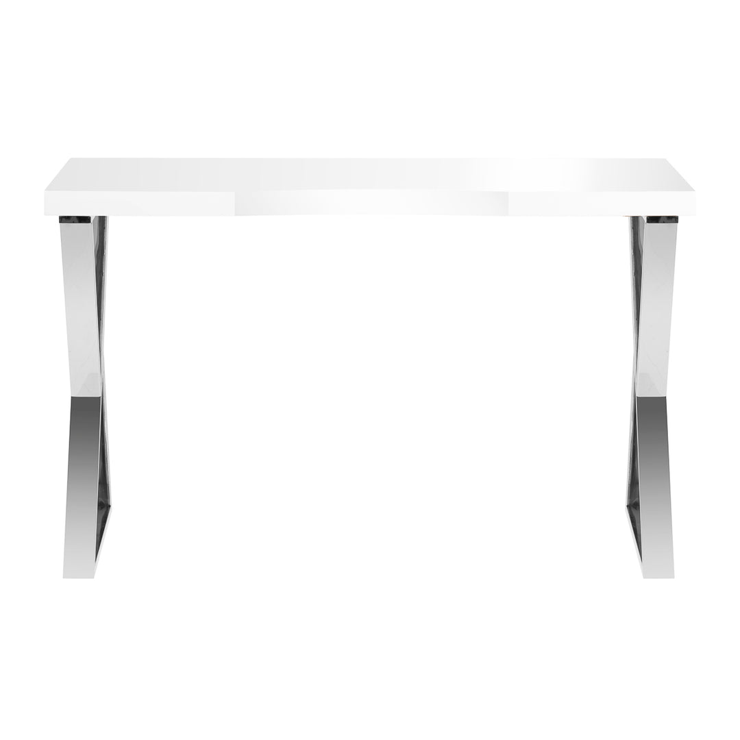 Mesa de Manicura Momo 04 Plata-Blanco 2