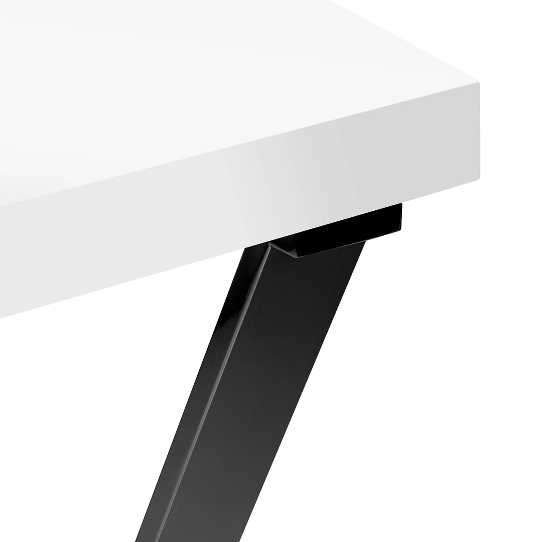 Mesa Manicura Momo 04 Negro-Blanco con Aspirador - imagen 5