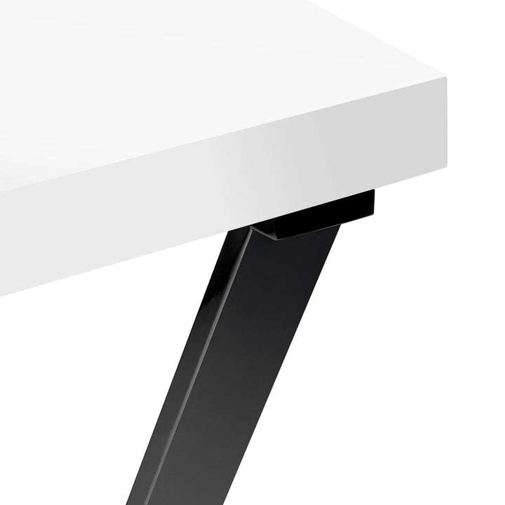 Mesa Manicura Momo 04 Negro-Blanco con Aspirador - imagen 5
