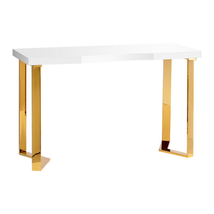 Mesa de Manicura Momo 05 Oro-Blanco 1