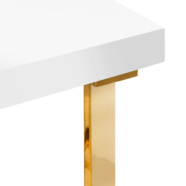 Mesa de Manicura Momo 05 Oro-Blanco 5