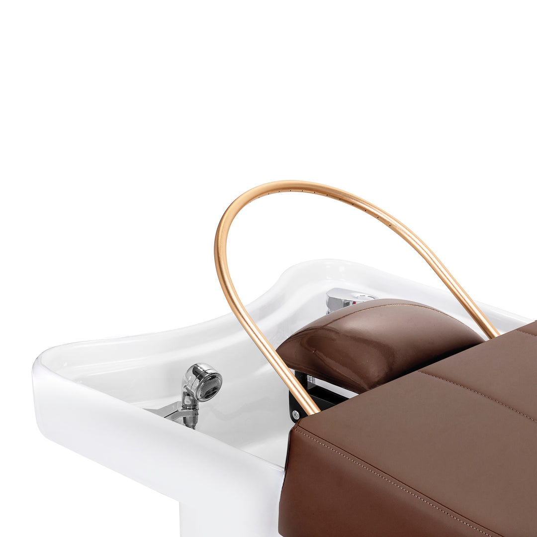 Unidad de Lavado Gabbiano Head Spa 017 Cama Marrón 5