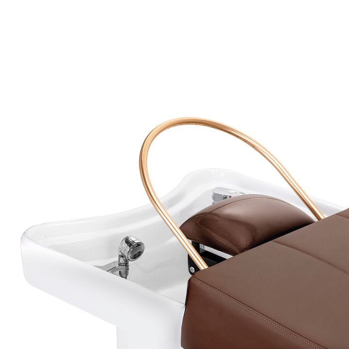 Unidad de Lavado Gabbiano Head Spa 017 Cama Marrón 5