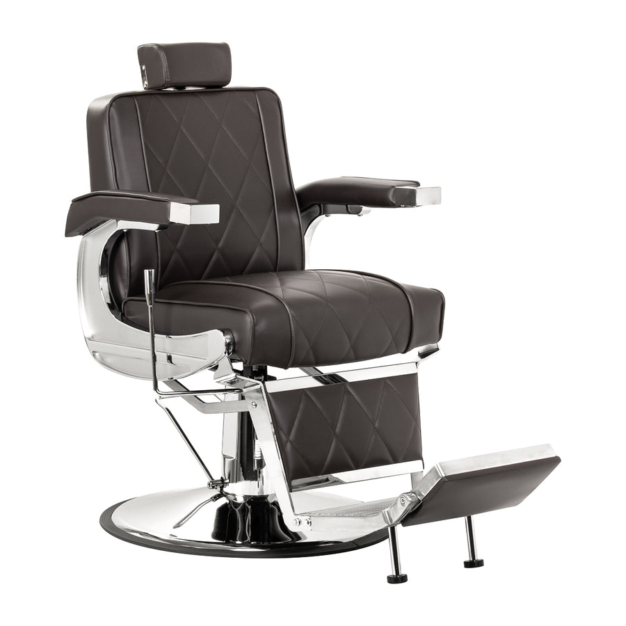 Sillón de Barberia Hair System BM88066 Marrón