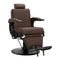 Sillón de Barberia Gabbiano Continental Marrón