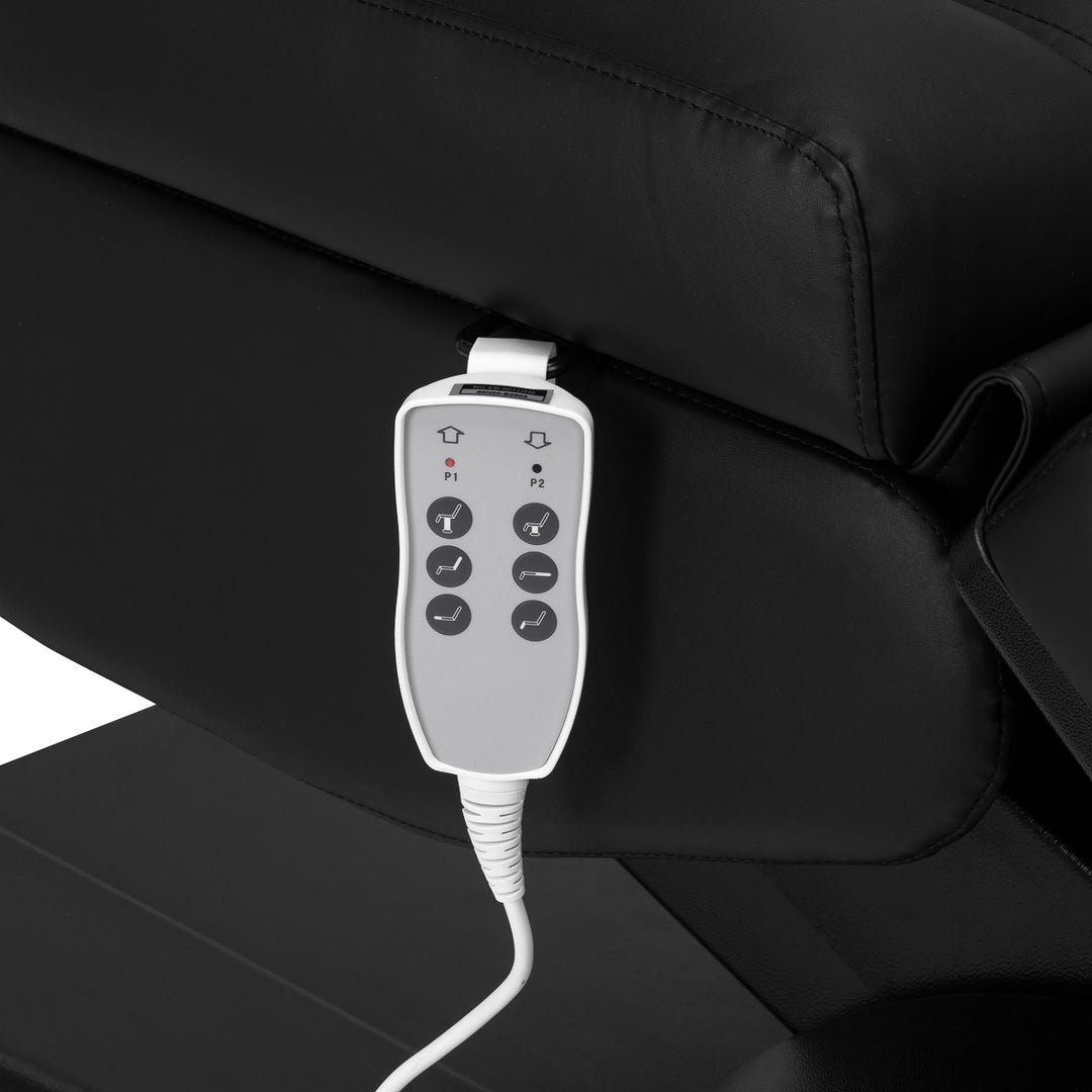 Sillón Estético Eléctrico Azzurro Lux 3 Motores Negro 11