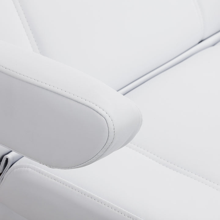 Sillón Estético Eléctrico Azzurro Lux 3 Motores Blanco con Calefacción 7