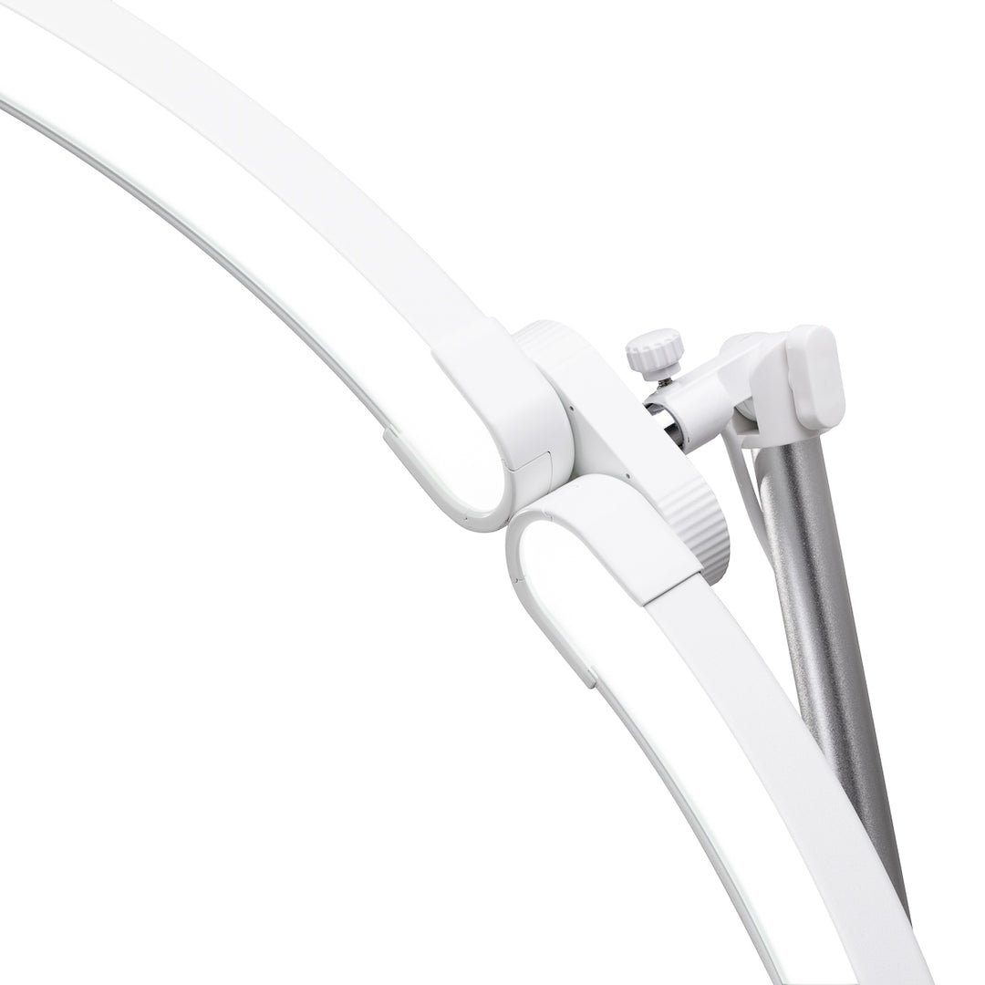Lámpara Pestañas LED con Trípode y Color e Intensidad de Luz Ajustables Glow Blanca - imagen 8