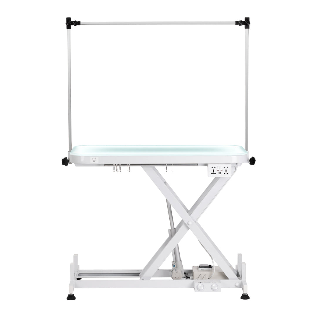 Mesa de Peluquería Canina Eléctrica P4W 3 Iluminada Blanco - imagen 2