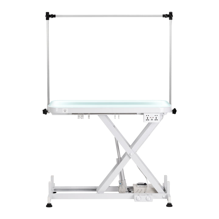 Mesa de Peluquería Canina Eléctrica P4W 3 Iluminada Blanco - imagen 2