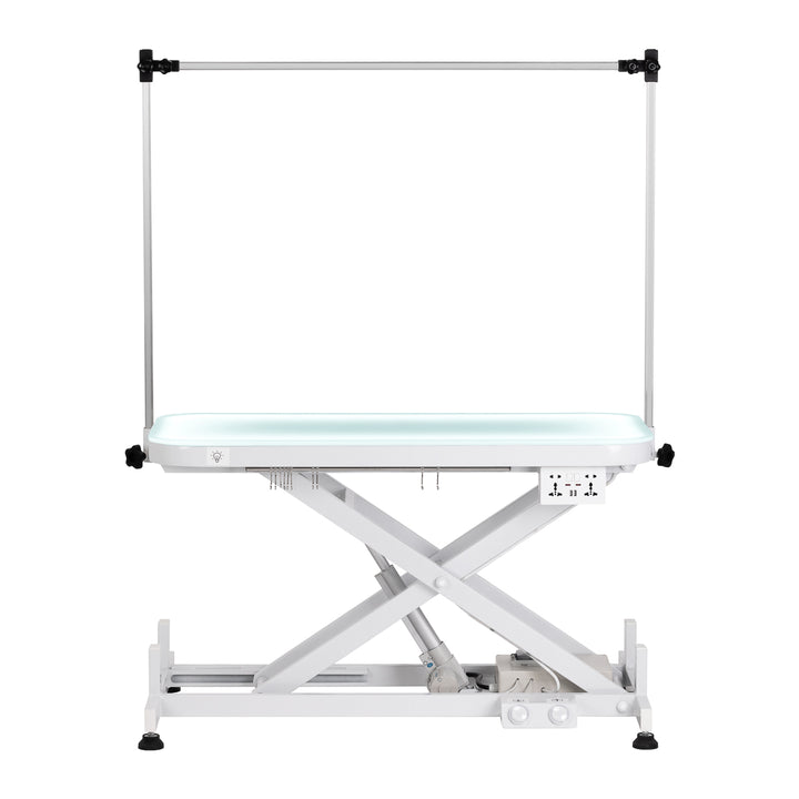 Mesa de Peluquería Canina Eléctrica P4W 3 Iluminada Blanco - imagen 3