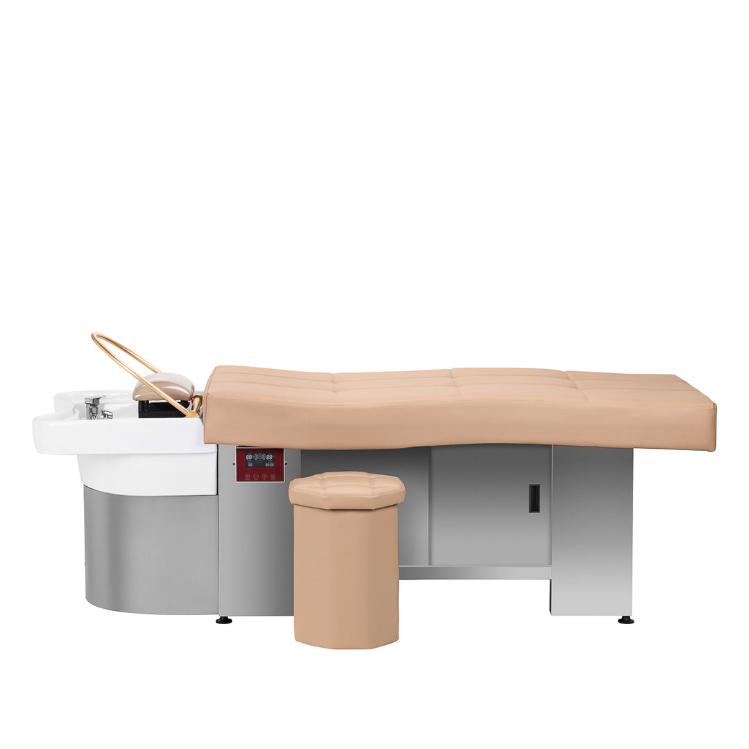 Unidad de Lavado Gabbiano Head Spa 017B Cama Beige 17