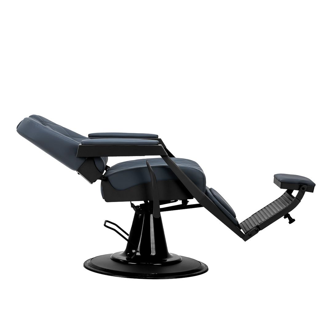 Sillón de Barberia Gabbiano Bruno Azul-Negro - imagen 3
