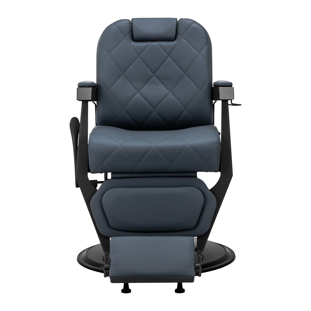 Sillón de Barberia Gabbiano Bruno Azul-Negro - imagen 4